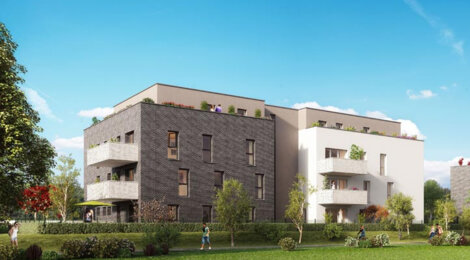 Programme immobilier neuf LA CLE DES CHAMPS - Achenheim : 20 appartements T2–T5 avec jardins, balcons et terrasses proche de l’Eurométropole (67204) - Référence : 1750