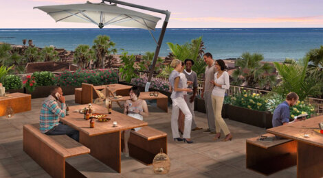 Programme immobilier neuf Baïa - CAP D'AGDE (34) - Agde : Appartements studio–T4 avec rooftop, piscine et climatisation dans le secteur Le Môle (34300) - Référence : 14216