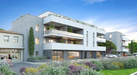 Programme immobilier neuf RESIDENCE HEMERA - Agde : Appartements T2–T4 avec terrasses, parking sécurisé et proximité commerces (34300) - Référence : 14769