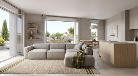 Programme immobilier neuf RESIDENCE HEMERA - Agde : Appartements T2–T4 avec terrasses, parking sécurisé et proximité commerces (34300) - Référence : 14769