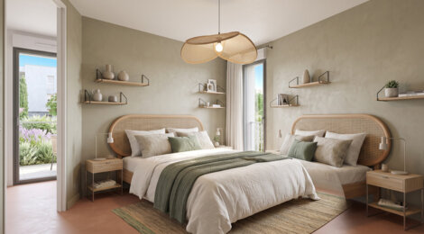 Programme immobilier neuf RESIDENCE HEMERA - Agde : Appartements T2–T4 avec terrasses, parking sécurisé et proximité commerces (34300) - Référence : 14769