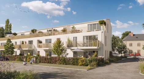 Programme immobilier neuf LE CLOS DU VIGNOBLE - Aigrefeuille-sur-Maine : appartements neufs du 2 au 4 pièces au cœur du bourg (44140) - Référence : 8087