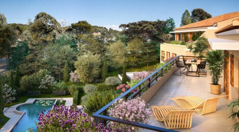 Programme immobilier neuf PARC CARLOTTA - Aix-en-Provence à proximité du Parc de la Torse (13090) - Référence : 16960