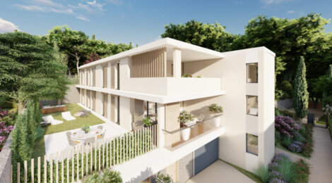 Programme immobilier neuf Campagne Giraud - Aix-en-Provence : appartements neufs dans un domaine arboré, à proximité du centre hospitalier Pays d’Aix (13090) - Référence : 17065
