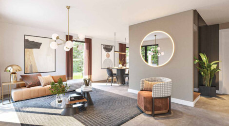 Programme immobilier neuf Les Bastides de Célony -  Aix-en-Provence : appartements neufs du 2 au 4 pièces en secteur Célony (13090) - Référence : 14411