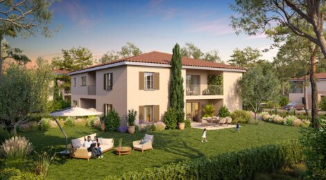 Programme immobilier neuf Les Bastides de Célony -  Aix-en-Provence : appartements neufs du 2 au 4 pièces en secteur Célony (13090) - Référence : 14411