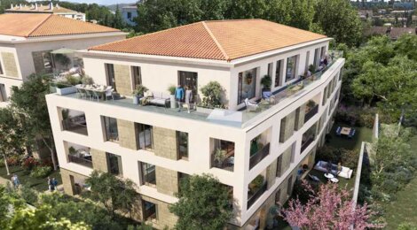 Programme immobilier neuf 102 Gambetta -  Aix-en-Provence : appartements neufs du 2 au 5 pièces proche du cours Mirabeau (13090) - Référence : 16885