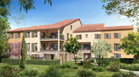 Programme immobilier neuf Domaine Saint Marc - Aix-en-Provence : Appartements T2–T5 avec balcons, jardins privatifs et proximité cours Mirabeau (13090) - Référence : 16922