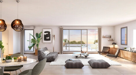 Programme immobilier neuf Domaine Saint Marc - Aix-en-Provence : Appartements T2–T5 avec balcons, jardins privatifs et proximité cours Mirabeau (13090) - Référence : 16922