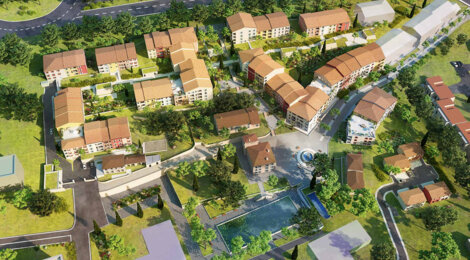 Programme immobilier neuf Harmonie - Aix-en-Provence : Appartements T2–T5 avec terrasses, loggias et luminosité naturelle proche des écoles (13090) - Référence : 14187