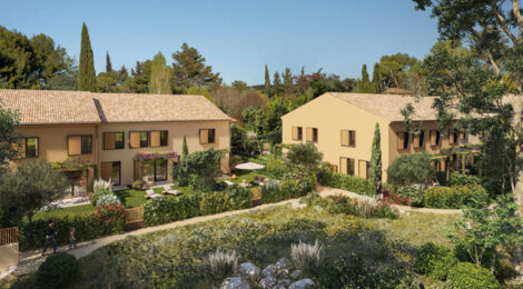 Programme immobilier neuf LE CLOS SAINT ALBERT - Aix-en-Provence : Maisons T3–T4 avec jardins, piscine et TVA réduite dans le quartier calme de Luynes (13090) - Référence : 14256