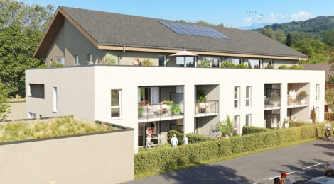 Programme immobilier neuf LE CLOS DU CHÊNE les apparts - Albens adresse paisible entre Annecy et Aix-les-Bains (73410) - Référence : 17369