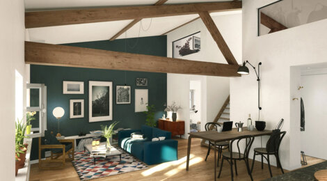 Programme immobilier neuf CHATEAU BEL AIR - Albigny-sur-Saône Monument Historique proche de Neuville (69250) - Référence : 9477