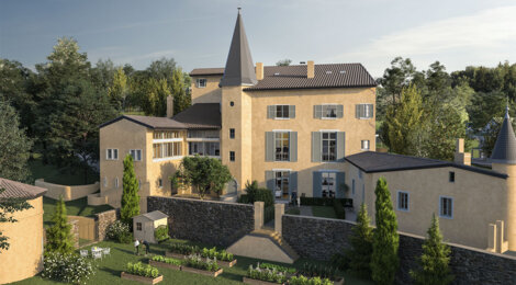 Programme immobilier neuf CHATEAU BEL AIR - Albigny-sur-Saône Monument Historique proche de Neuville (69250) - Référence : 9477