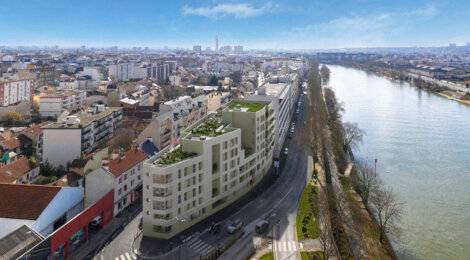 Programme immobilier neuf HORIZON SEINE - Alfortville : Appartements studio–T5 avec terrasses, parking et proximité bords de Seine (94140) - Référence : 14505