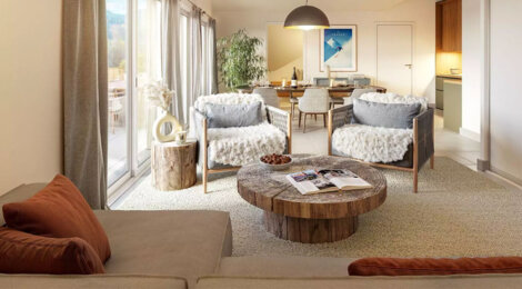 Programme immobilier neuf RESIDENCE COEUR ALTITUDE - Allemond station Oisans à 1 min télécabine résidence avec balcon (38114) - Référence : 17185