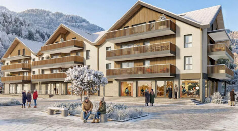 Programme immobilier neuf RESIDENCE COEUR ALTITUDE - Allemond station Oisans à 1 min télécabine résidence avec balcon (38114) - Référence : 17185