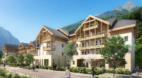 Programme immobilier neuf L’Ancolie - Allemont résidence avec vues sur les Grandes Rousses (38114) - Référence : 11746