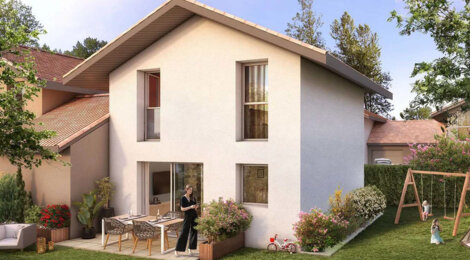 Programme immobilier neuf LE CHANT DES COLLINES - MAISONS - Allinges maisons neuves sur les hauteurs du Léman (74200) - Référence : 17317