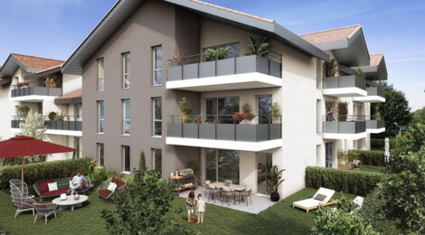 Programme immobilier neuf Le Chant des Collines - Allinges panorama résidentiel sur les hauteurs du Léman (74200) - Référence : 16177