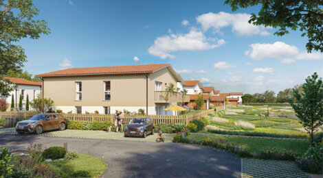 Programme immobilier neuf Hameau Lamartine - Ambarès-et-Lagrave à deux pas de la gare TER (33440) - Référence : 15029
