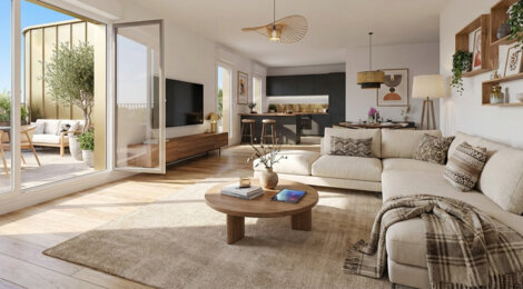 Programme immobilier neuf Les Terrasses de la Victoire - Ambarès-et-Lagrave Bordeaux en 15 min avec la gare à 600m (33440) - Référence : 14042