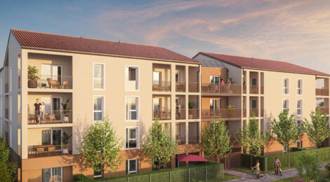 Programme immobilier neuf CLOS AMBELIA - Ambérieu-en-Bugey  à proximité du centre-ville (01500) - Référence : 14276