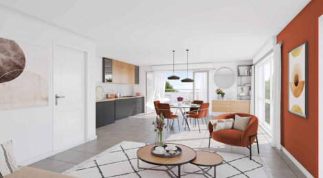 Programme immobilier neuf Coeur Ambilly - Ambilly : appartements neufs du studio au 5 pièces à 250 mètres du tramway (74100) - Référence : 15014