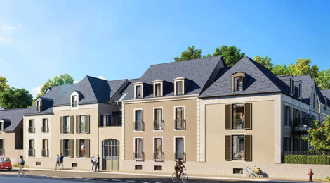 Programme immobilier neuf Le Clos des Cordeliers - Amboise : Appartements T2–T4 avec terrasses, jardin thérapeutique et proximité Château Royal (37400) - Référence : 14693