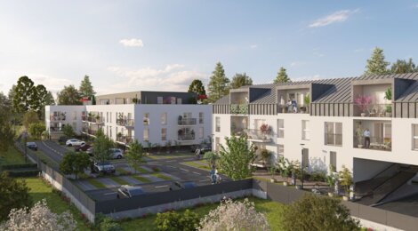 Programme immobilier neuf LE DOMAINE DES RIVES - Amfreville-la-Mi-Voie à quelques  minutes de Rouen centre (76920) - Référence : 10699