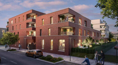 Programme immobilier neuf Tempo Nature - Amiens à proximité des Hortillonnages (80000) - Référence : 14347