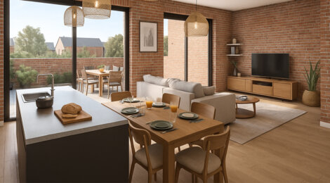 Programme immobilier neuf La galerie des Antiquaires - Amiens : appartements et maisons neuves du 2 au 5 pièces en hypercentre (80000) - Référence : 15077