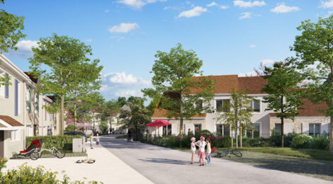Programme immobilier neuf LE CLOS DU BOIS 1 et 2 - Andilly : Appartements T2–T3 et maisons T4–T5 avec jardins privatifs, parking et proximité forêt (95580) - Référence : 14594
