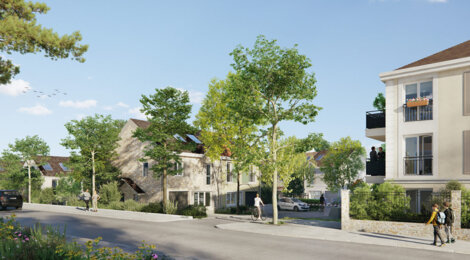 Programme immobilier neuf LE CLOS DU BOIS 1 et 2 - Andilly : Appartements T2–T3 et maisons T4–T5 avec jardins privatifs, parking et proximité forêt (95580) - Référence : 14594