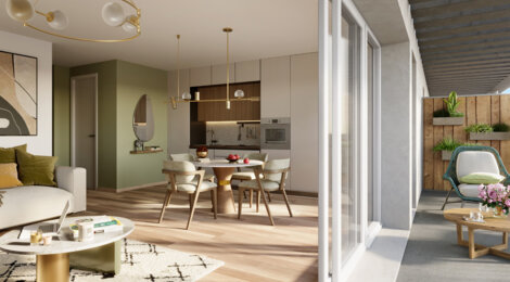 Programme immobilier neuf Les Cèdres - Angers : 67 appartements neufs du studio au 5 pièces proche bus 10 et futur tram (49000) - Référence : 17037