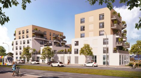 Programme immobilier neuf DELTA - Angers : appartements et maisons neuves T1–T5 aux Hauts de Saint-Aubin (49000) - Référence : 11083