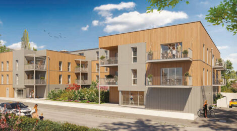 Programme immobilier neuf SEVEA - Angers : appartements neufs du studio au 4 pièces en quartier Banchais (49000) - Référence : 15148