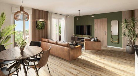 Programme immobilier neuf Les Bois - Angers : appartements neufs du studio au T5 proche du parc Saint-Nicolas (49000) - Référence : 15621