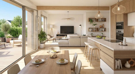 Programme immobilier neuf LES LONGERES D'ORGEMONT - Angers appartements neufs proches du Château d’Orgemont et des transports (49000) - Référence : 15634