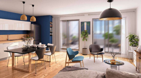 Programme immobilier neuf Patton is the new green - Angers : Appartements studio–T4 avec terrasses, salle de bain équipée et proximité Lac de Maine dans l’éco-quartier Patton (49000) - Référence : 14493