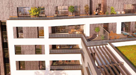 Programme immobilier neuf Patton is the new green - Angers : Appartements studio–T4 avec terrasses, salle de bain équipée et proximité Lac de Maine dans l’éco-quartier Patton (49000) - Référence : 14493