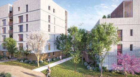 Programme immobilier neuf Ilot Alto - Angers : Appartements studio–T5 avec terrasses, jardin potager et proximité tramway et CHU dans le quartier Saint-Aubin (49000) - Référence : 14457