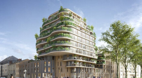 Programme immobilier neuf ARBORESCENCE - Angers : Appartements T1–T5 avec balcons, terrasses et rooftop en hypercentre avec vue sur la Maine (49000) - Référence : 16919