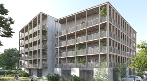 Programme immobilier neuf ENJOY-Libre - Angers Belle-Beille : 51 appartements neufs proches des tramways B et C (49000) - Référence : 15623