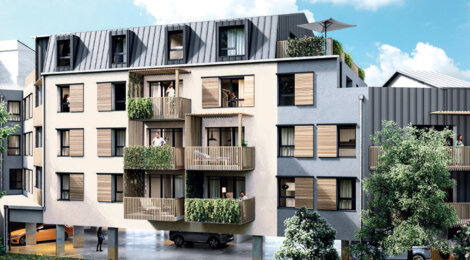 Programme immobilier neuf Trapèze - Angers la Doutre cadre de vie recherché entre Maine et parcs (49000) - Référence : 14157