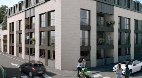 Programme immobilier neuf Isatys - Angers logements neufs proche centre quartier Madeleine (49000) - Référence : 14160