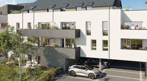 Programme immobilier neuf Centenial - Angers Madeleine–Saint-Léonard résidence contemporaine dans un cadre végétalisé (49000) - Référence : 14156