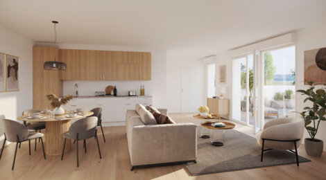 Programme immobilier neuf Conversations - Angers : maisons et appartements neufs du 2 au 5 pièces proche du tramway (49000) - Référence : 15368