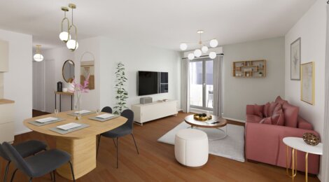 Programme immobilier neuf Les Jardins d'Amytis - Angers proche des quartiers Deux-Croix et Banchais (49000) - Référence : 18255