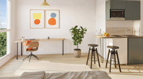 Programme immobilier neuf STUDIO 142 - Angers résidence étudiante proche campus Belle-Beille (49000) - Référence : 15632